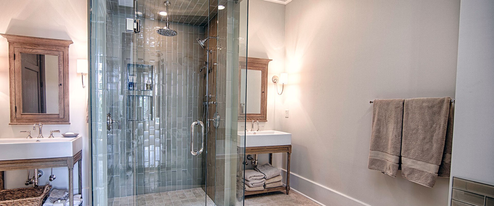 Will any shower heads need to be replaced during the bathroom