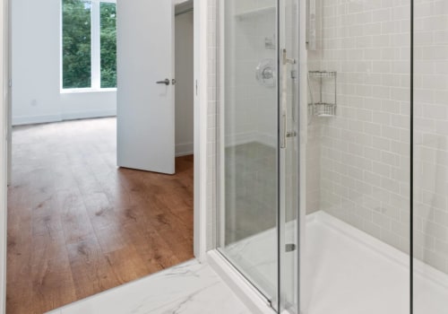 Will any shower doors need to be replaced during the bathroom remodeling project?