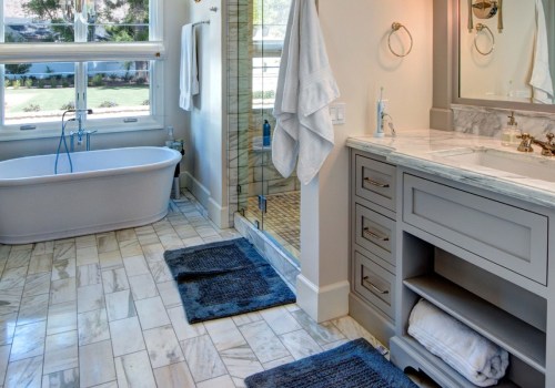 What type of materials will be used for the bathroom remodeling project?