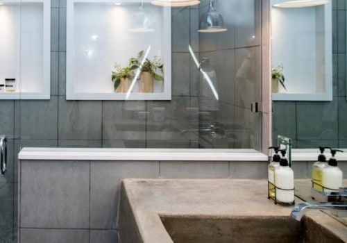 Are there any special requirements for plumbing that must be met during the bathroom remodeling project?